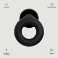 thumbnail image 2 of 2 Embouts Auriculaires (comprende 4 Embouts Auriculaires De Rechange En Silicone) - Embouts Auriculaires Silencieux Avec Anneau Antibruit Noir - Pr, 2 of 5