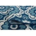 thumbnail image 4 of 3x8 Water Resistant, Indoor Outdoor Runner Rugs for Patios, Hallway, Entryway, Deck, Porch, Balcony or Kitchen | Outside Area Rug for Patio | Navy, Floral | Size: 2'7'' x 7'3'', 4 of 7