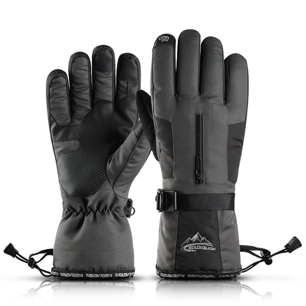 Eigraketly Guantes de invierno Dulce regalo Resiliencia Mitones para exteriores Suministros de ciclismo ajustables Equipo deportivo Ropa de ciclismo Ciclismo gris oscuro/L Eigraketly OD025879-14
