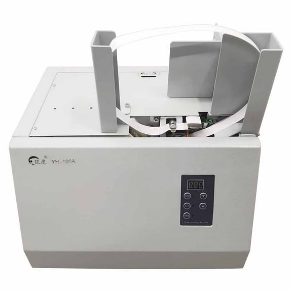 INTSUPERMAI Banknote Banding Machine Automatic Belt Cash Money Binding Machine