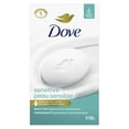 thumbnail image 1 of Dove Beauty Bar More Moisturizing Than Bar Soap for Softer Skin, Fragrance Free, Hypoallergenic Sensitive Skin With Gentle Cleanser (6 Bars), 1 of 7