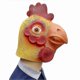 thumbnail image 4 of Chicken head mask Halloween Decor Mask Carnival Masquerade Animal Headgear Rooster Latex Mask, 4 of 5