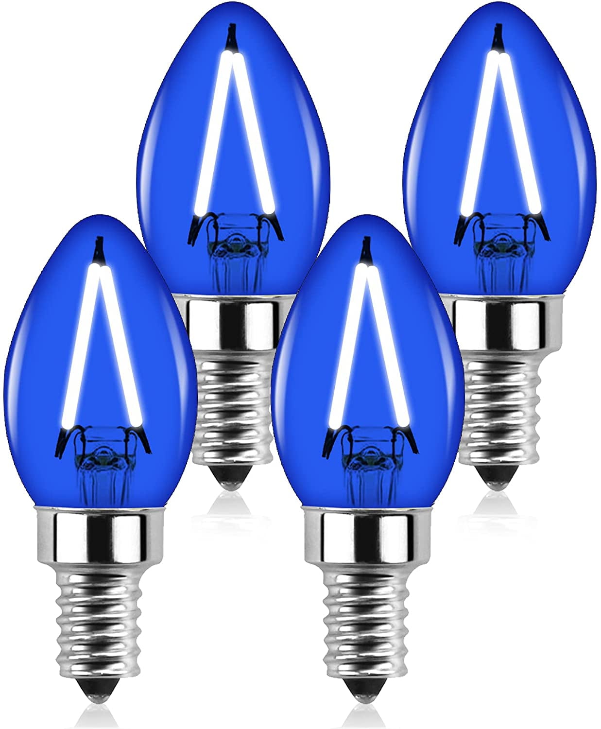 E12 /E14 LED Candelabra Bulb Low Voltage 12 V Lightings Cabins Chandeliers Wall Scones Candle Lamp Light Bulbs 10 Pack 2200K Warm White LED Chandelier Light Bulbs 