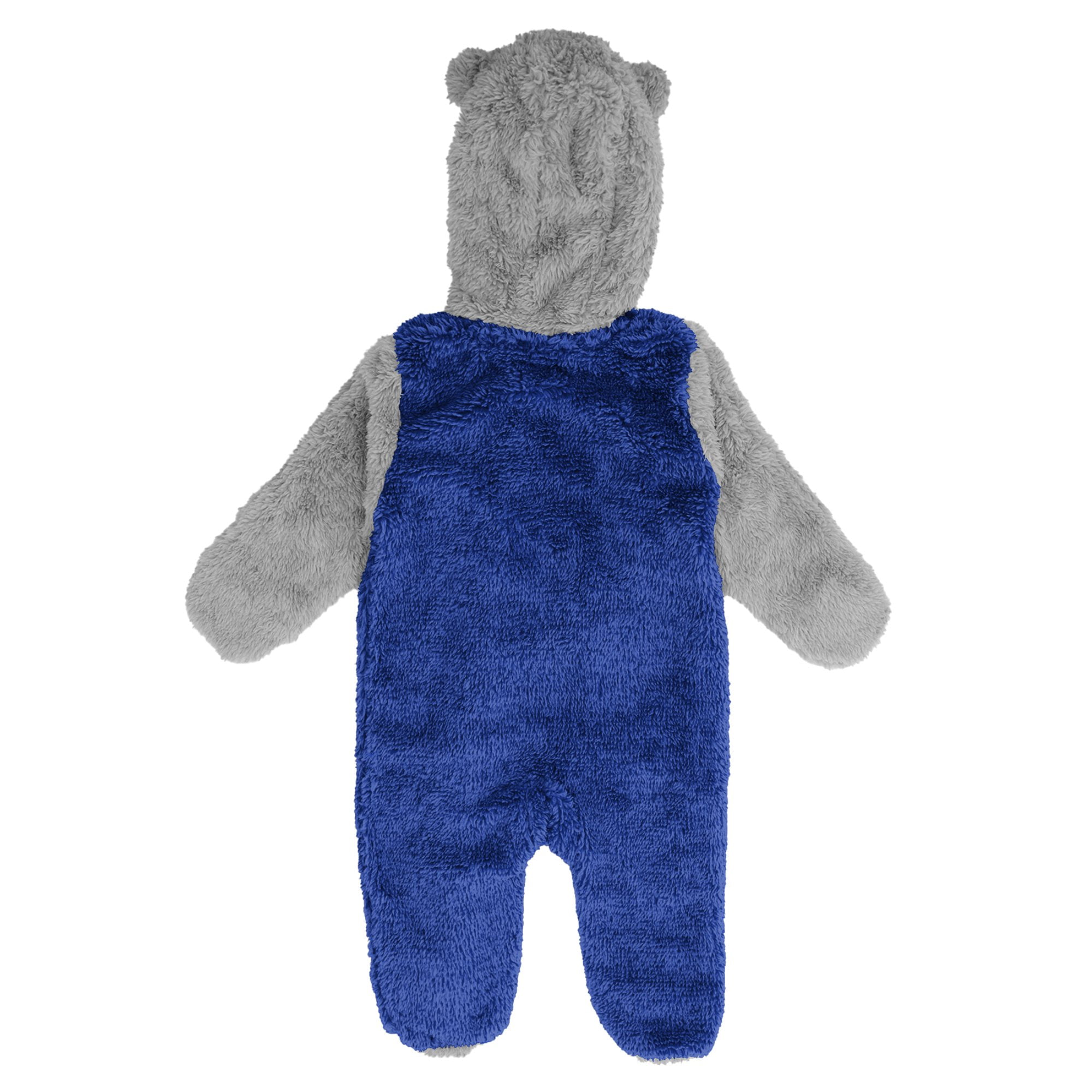 Newborn & Infant Royal Buffalo Sabres Game Nap Teddy Fleece Bunting Full-Zip Sleeper