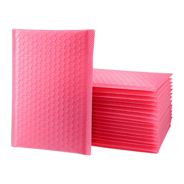 MasteelfCA Tomaibaby 50pcs Shockproof Padded Bubble Envelopes Bubble Mailers Waterproof Bubble Packing Envelope (Pink, 15x20cm)