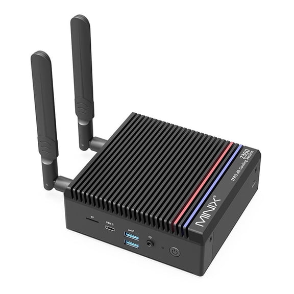 Mini PC Gaming Windows 11 Pro with 16G RAM/DDR4, Desktop Computer Fanless, Intel® Core™ i3-N350 processor (up to 3.9GHz),supporting 4K@60Hz resolution, Home Office Mini PC, WiFi, BT, USB-C