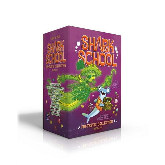 Shark School Shark School Fin-Tastic Collection Books 1-10 (Boxed Set): Deep-Sea Disaster; Lights! Camera! Hammerhead!; Squid-Napped!, (Paperback)