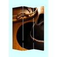 thumbnail image 2 of 1" x 48" x 72" Multi Color Wood Canvas Round Up  Screen, 2 of 3