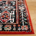 thumbnail image 3 of SAFAVIEH Vintage Hamadan Bryan Medallion Area Rug, Red/Black, 8' x 10', 3 of 8