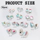 thumbnail image 2 of 30 Uds. De diamantes de imitación para uñas, gemas para decoración de uñas, cristales artesanales, decoraciones de vidrio, diseño plano, cara, ropa, zapatos, decoración Diy, decoración artística de, 2 of 6