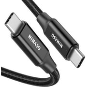 NIMASO USB C to USB C 3.1 Gen2 Cable 2M, PD 100W USB Type C to C Fast Charge Data Cable 4K Video Output