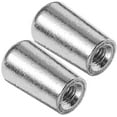thumbnail image 1 of Phenofice 2pcs Guitar Pedal Cap Metal Silver for Musicians Tools, 1 of 8