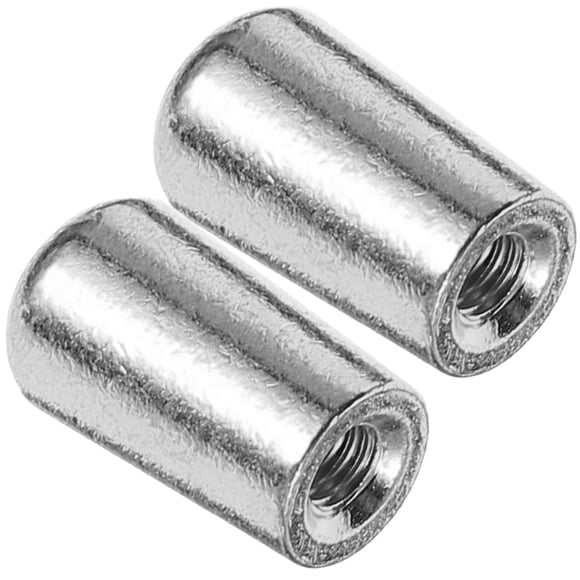 Phenofice 2pcs Guitar Pedal Cap Metal Silver for Musicians Tools