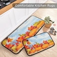 thumbnail image 5 of SKYSONIC Fall Pumpkins Unique Kitchen Rugs Set of 2, Autumn Leaves Floor Runner Area Rug Washable Carpet Mat Perfect for Living Room Bedroom Entryway, 5 of 7