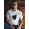 thumbnail image 2 of I Love My Beard Silhouette T-Shirt Men -Image by Shutterstock, Male Medium, 2 of 4
