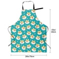thumbnail image 6 of Goofa Cute Shiba1 Printed Waterproof Apron 33" Chef Aprons for Men Heavy Duty Chemical Work Apron Adjustable Bib Apron, 6 of 9