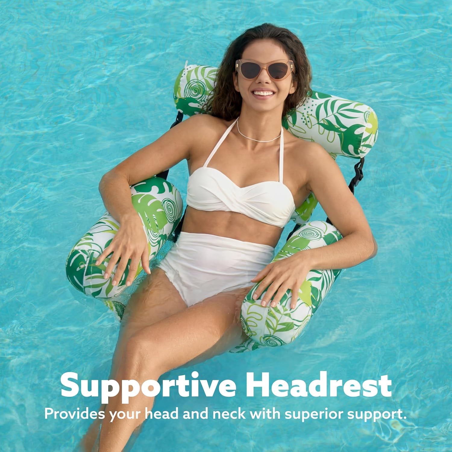 Inflatable Pool Floats Adult,2 Packs Floating Lounge Chairs,Blow up Pool Noodles for Adult Heavy Duty,Floating Chair for Party Summer Water Beach Lake Fun