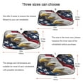 thumbnail image 5 of Yayeee Car Windshield Sun Shade Universal Fit Front Visor Protector, American Eagle Pattern, 5 of 8