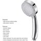 thumbnail image 3 of Shower Head Automatic Temperature Control Color Change Sensor Switch Bathroom spa Shower Head LED Light Color Gadgets, 3 of 5