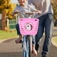 thumbnail image 3 of Fyearfly Cesta de la Bici, Tenedor de Compras del Ciclo de la Bici de la Cesta Delantera Linda de la Vespa de la Bicicleta al Aire Libre para los niños de los niños(Rosado), 3 of 5