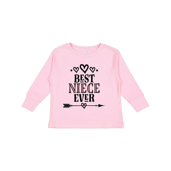 Inktastic Best Niece Ever from Aunt Girls Long Sleeve Toddler T-Shirt