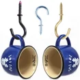 thumbnail image 2 of 20-pack screw eyes, 2.75" ceiling hooks for hanging plants, K, 2 of 5