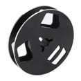 thumbnail image 1 of 1/4 2.5 Inch Empty Tape Reel, Universal 3 Hole Aluminum Alloy Opening Machine Parts, Takeup Reel Machine Accessory, Take Up Reel To Reel Tape Recorder For Nab, 1 of 8