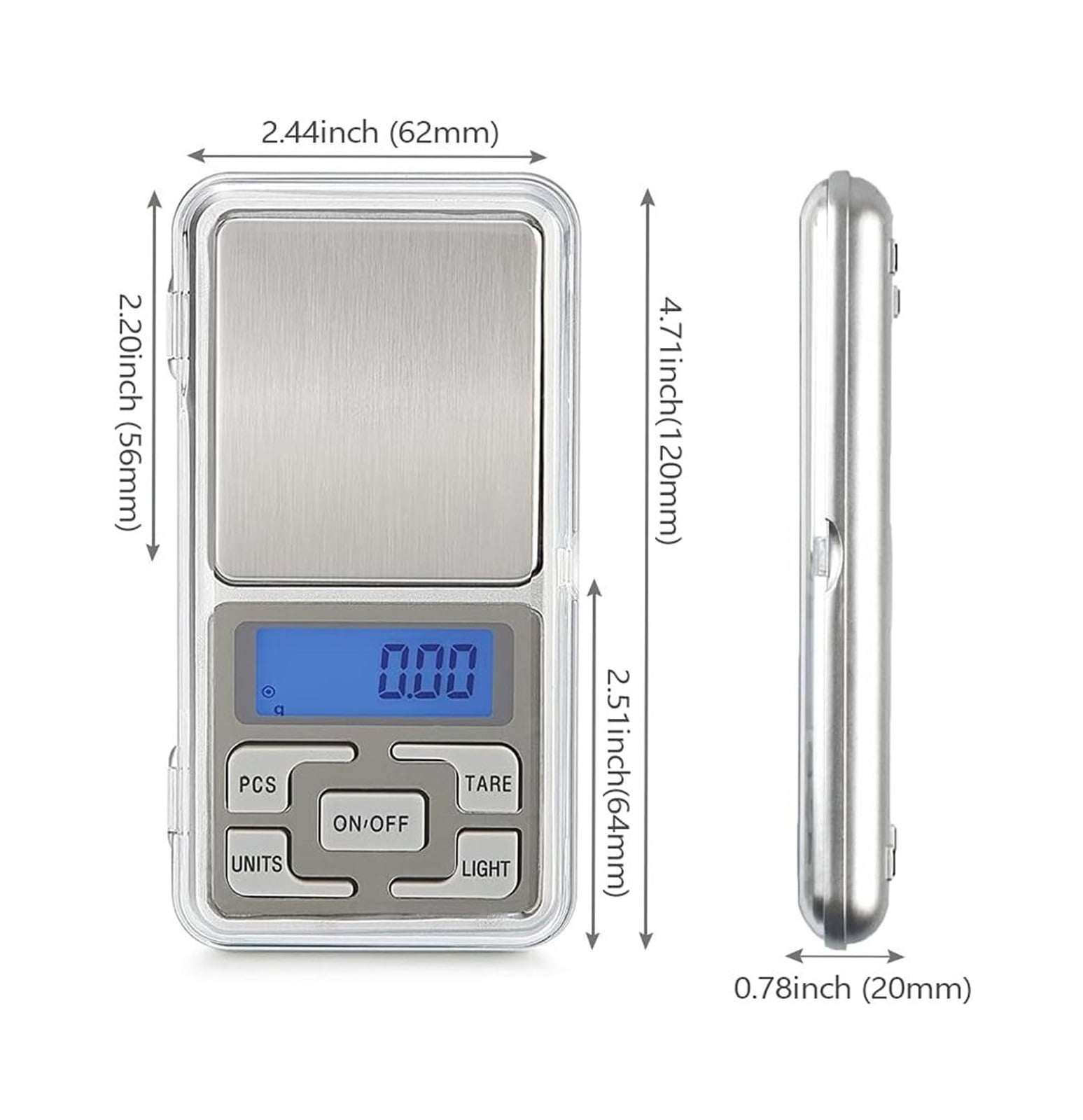500g/0.01g Electronic Weight Scale Digital Balance Scale Pocket Weighing Scales For Kitchen ,Precise Weight