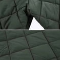 thumbnail image 5 of LYSMORA 2026 Men's Quilted Bomber Jacket, Ribbed Trim Zipper Side Pockets Loose Fit Warm Padded Casual Outerwear, 5 of 6