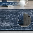 thumbnail image 5 of Boho Botanical Area Rug - 6x9 Machine Washable Indoor Carpet with Non-Slip Backing, Vintage Floral Print for Living Room, Bedroom, 5 of 9