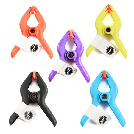 

30pk Multi Colored 3 Inch Heavy Duty Jaw Opening Spring Clamps