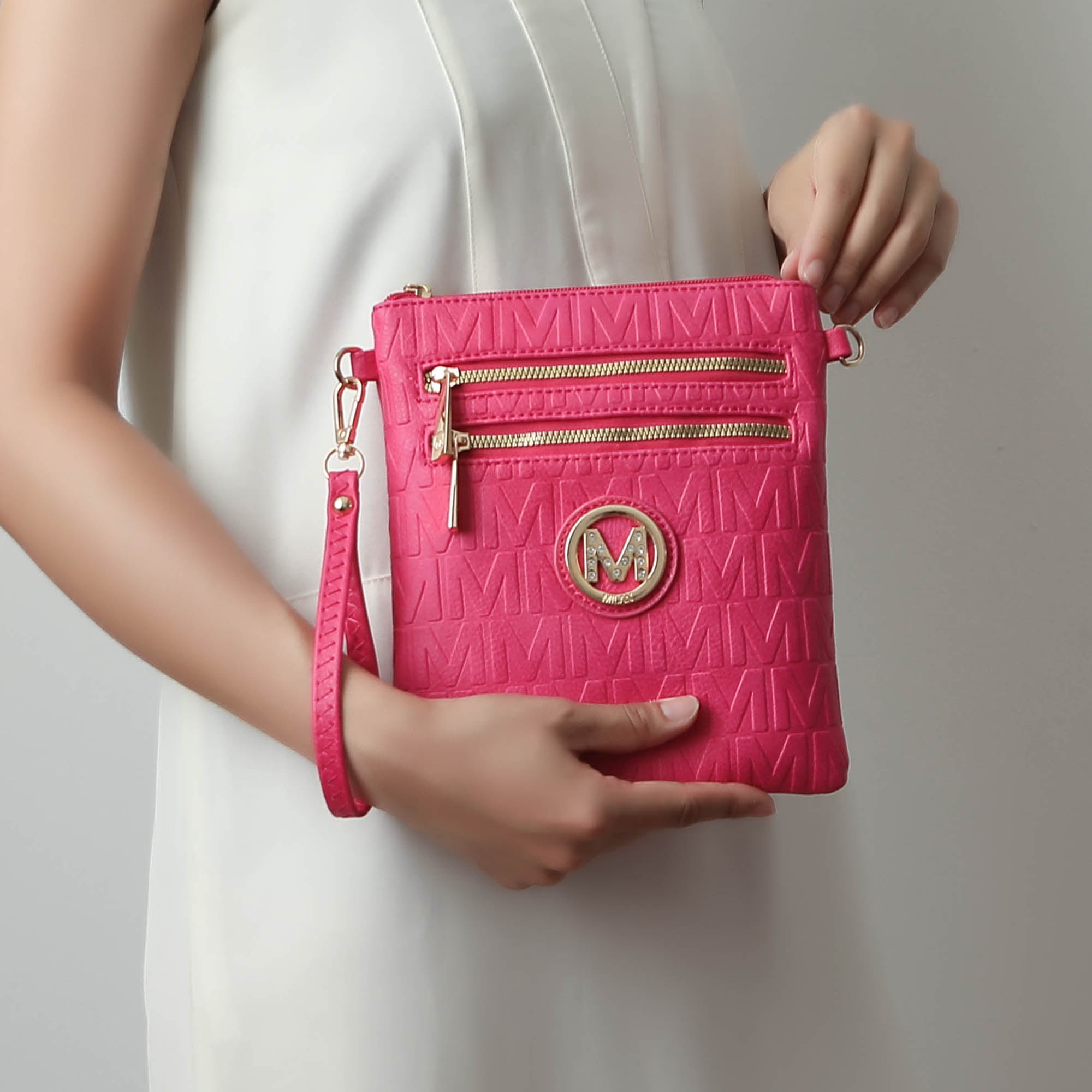 MKF Collection Scarlett Crossbody Bag, Vegan Leather Purses and Handbags for Women by Mia K