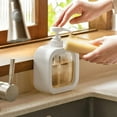thumbnail image 4 of Soap Dispenser, Refillable Kitchen Soap Dispenser and Bathroom Soap Dispenser, Soap Dispenser with Waterproof Label, Dishwashing Liquid Dispenser, 300ML, 2 Pieces, 4 of 5