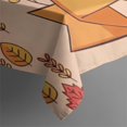 thumbnail image 3 of Tablecloth Wrinkle Resistant Washable Tablecolths Table Covers Fall Maple Leaves Pumpkins Sunflower Tablecloth for Party Picnic Dinner Decor Rectangle,60x84inch, 3 of 5