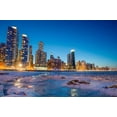 thumbnail image 1 of Chicago Skyline VI - CANVAS OR PRINT WALL ART, 1 of 1