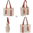 thumbnail image 4 of LinYooLi Women Large Straw Woven Shoulder Bag Beach Travel Handbag Top-handle Bag Tote, 4 of 9