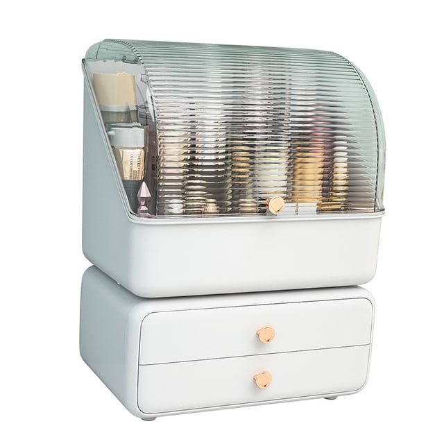 Caja De Almacenamiento Cosmético, Organizador De Lápiz Labial De Joyería De Plástico A Prueba De Polvo De Estilo Minimalista Para Habitación De