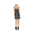 thumbnail image 2 of Vince Camuto Womens Metallic Sequin Slip Dress, Black, X-Small, 2 of 2