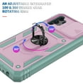 thumbnail image 6 of Military Grade Drop Impact for Samsung Galaxy A52 5G Camera Lens Slide Protection Case 360 Metal Rotating Ring Kickstand Holder Armor Shockproof Case For Samsung Galaxy A52 5G,
Pink+Green, 6 of 10