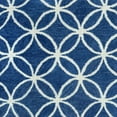 thumbnail image 3 of Alora Decor Holland 2'6" x 8' Geometric Blue/Ivory Hand-Tufted Area Rug, 3 of 3