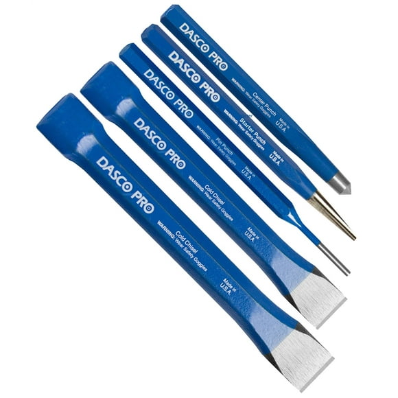 Dasco 30 Punch and Chisel Kit, 5 Pieces