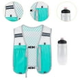 thumbnail image 5 of figatia Vest Water Pack for Men Women with Gym Bottle Running Vest Breathable Lightweight for Biking Jogging Mountaineering Blue, 5 of 8
