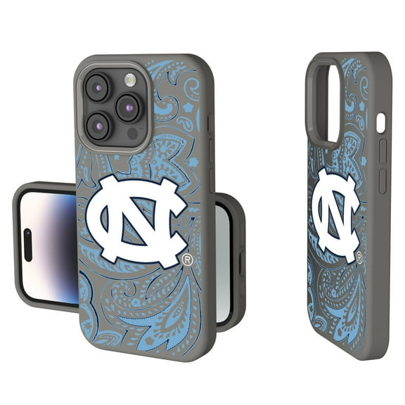 North Carolina Tar Heels Paisley iPhone Soft Touch Case