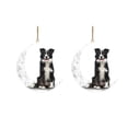 thumbnail image 1 of Xihbxyly En Venta Adorno de Navidad y Diseño de Perro En Forma de Siéntate En Hermoso Artefacto de Hierro para Amantes de Los Perros, 2 Piezas, 1 of 4