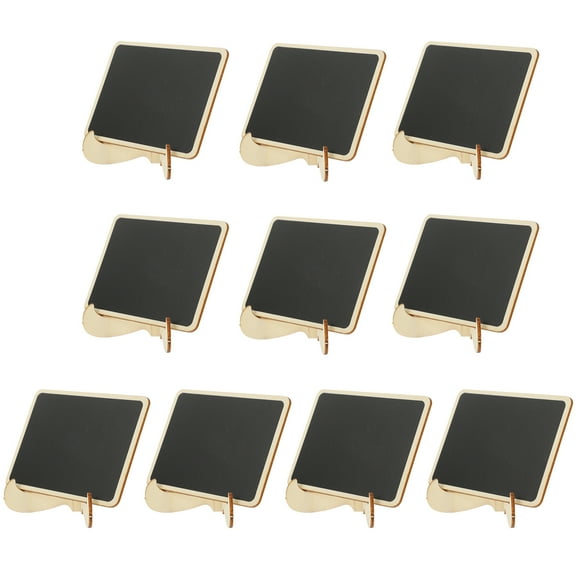 unbranded 10pcs Mini Chalkboard Sign Chalkboard with Bases for Food Buffet Party Brunch