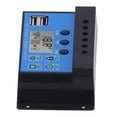 thumbnail image 1 of MOS Solar Charge Controller, 10A 12V 24V 2-Way Solar Panel Regulator LCD Screen PWM 3 Stage Battery Regulator Suitable For Home Industry And Business Etc, 1 of 8