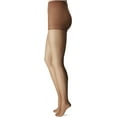 thumbnail image 3 of Hanes Women's Silk Reflections Silky Control Top Sheer Toe Pantyhose, 6 pairs, 3 of 6