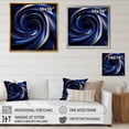thumbnail image 3 of Designart "Intricate Inversion Hole In White II" Abstract Spirals Picture Framed Canvas Prints, 3 of 5