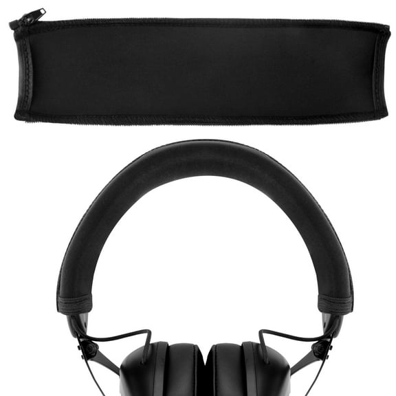 Geekria Flex Fabric Headband Cover Compatible with V-MODA Crossfade LP/ LP2/ M-100/ Wireless Headphones, Replacement Repair Part,  Easy DIY Installation  (Black)
