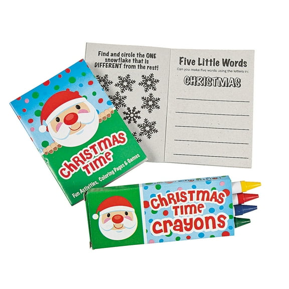 Activity Bk And Crayon Set(4Pc/Pbh,6Pbh) - Stationery - 24 Pieces